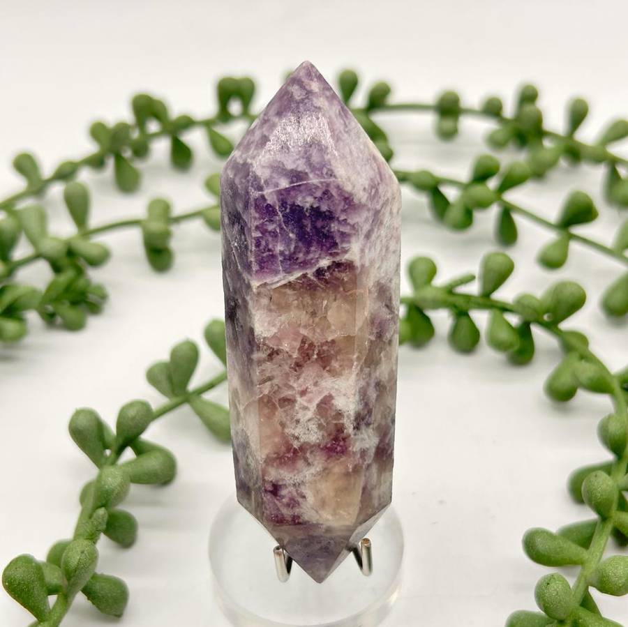 Mini Double Terminated Lepidolite Wand
