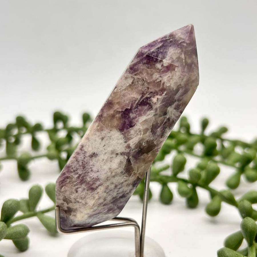 Mini Double Terminated Lepidolite Wand