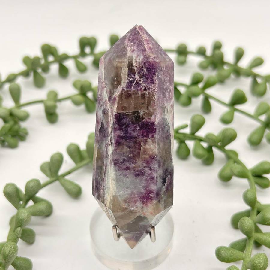 Mini Double Terminated Lepidolite Wand