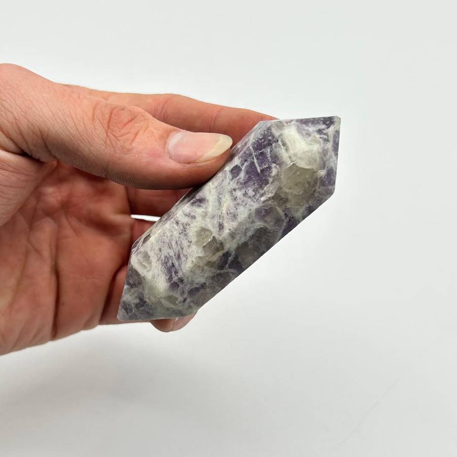 Mini Double Terminated Lepidolite Wand