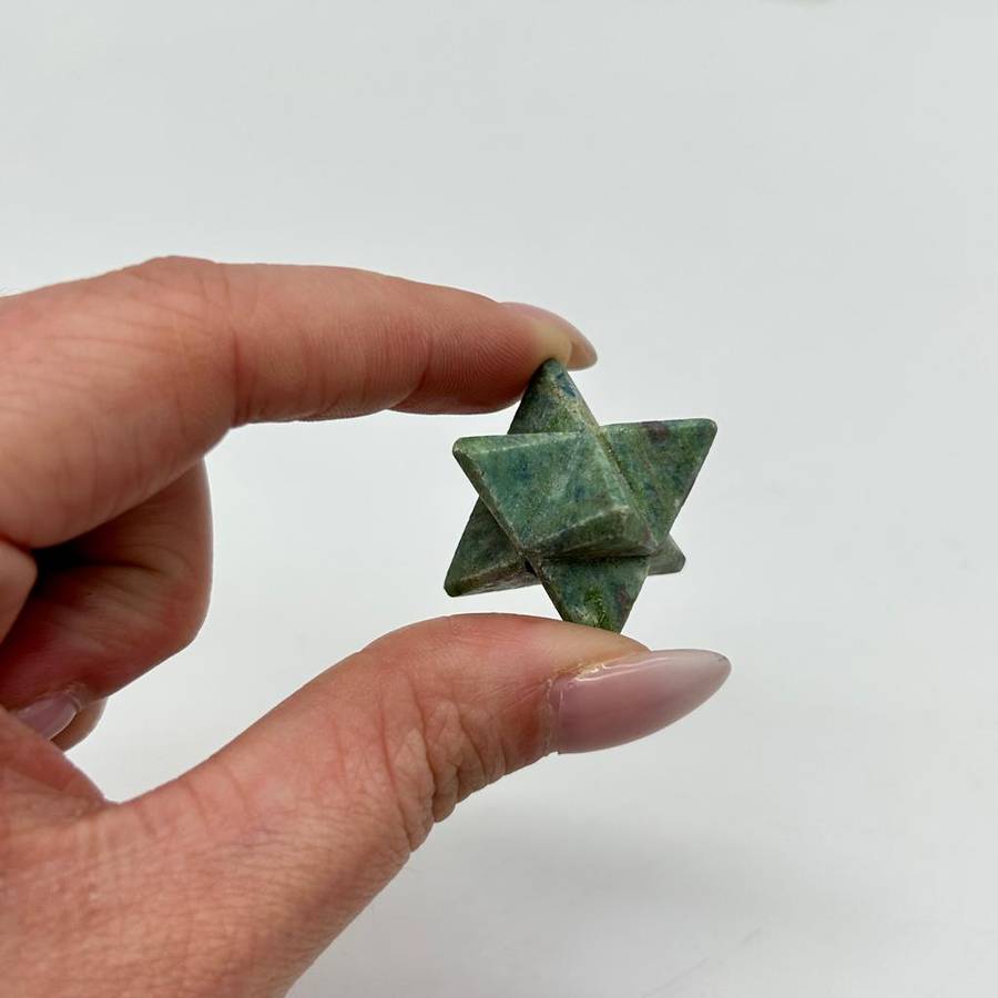 Ruby and Zoisite Heart Activating Merkaba