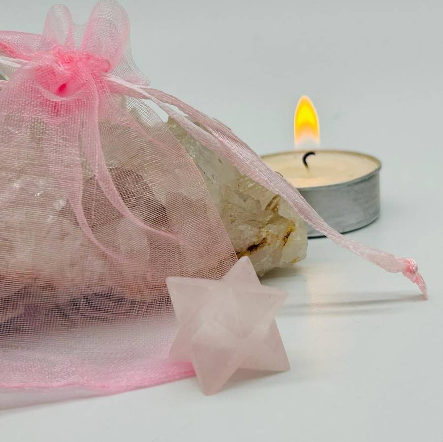 Rose Quartz Merkaba of Love
