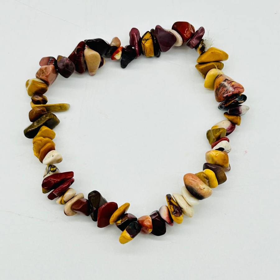 Mookaite Chip Gemstone Bracelet