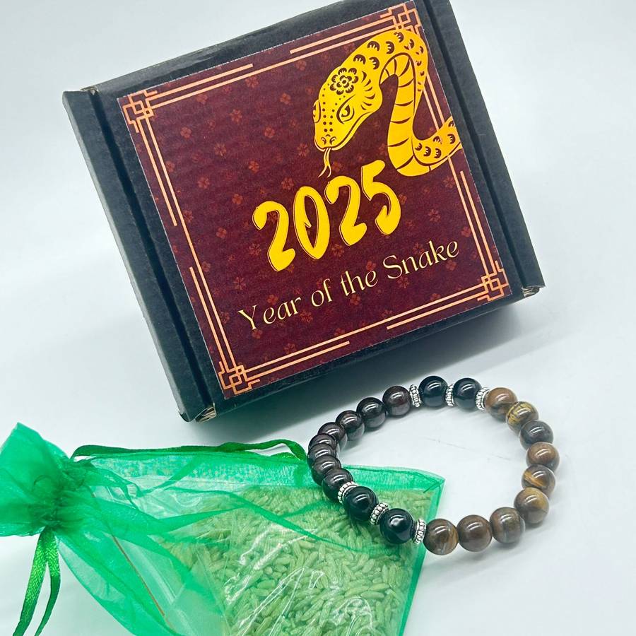 Mens - Money Manifest & Future Prosperity Gemstone Bracelet