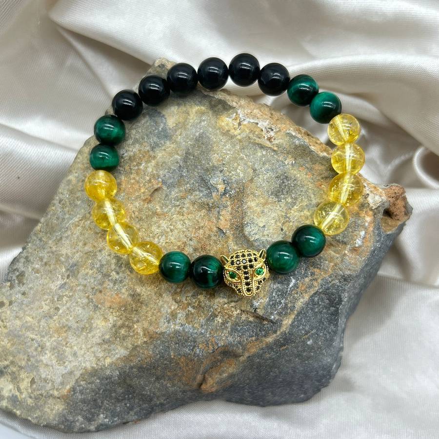 Personal Power and Fortitude Crystal Gemstone Bracelet