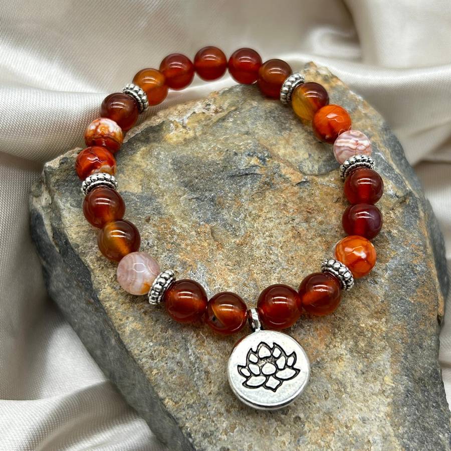 Gemstone bracelet - Fire And Passion Motivator