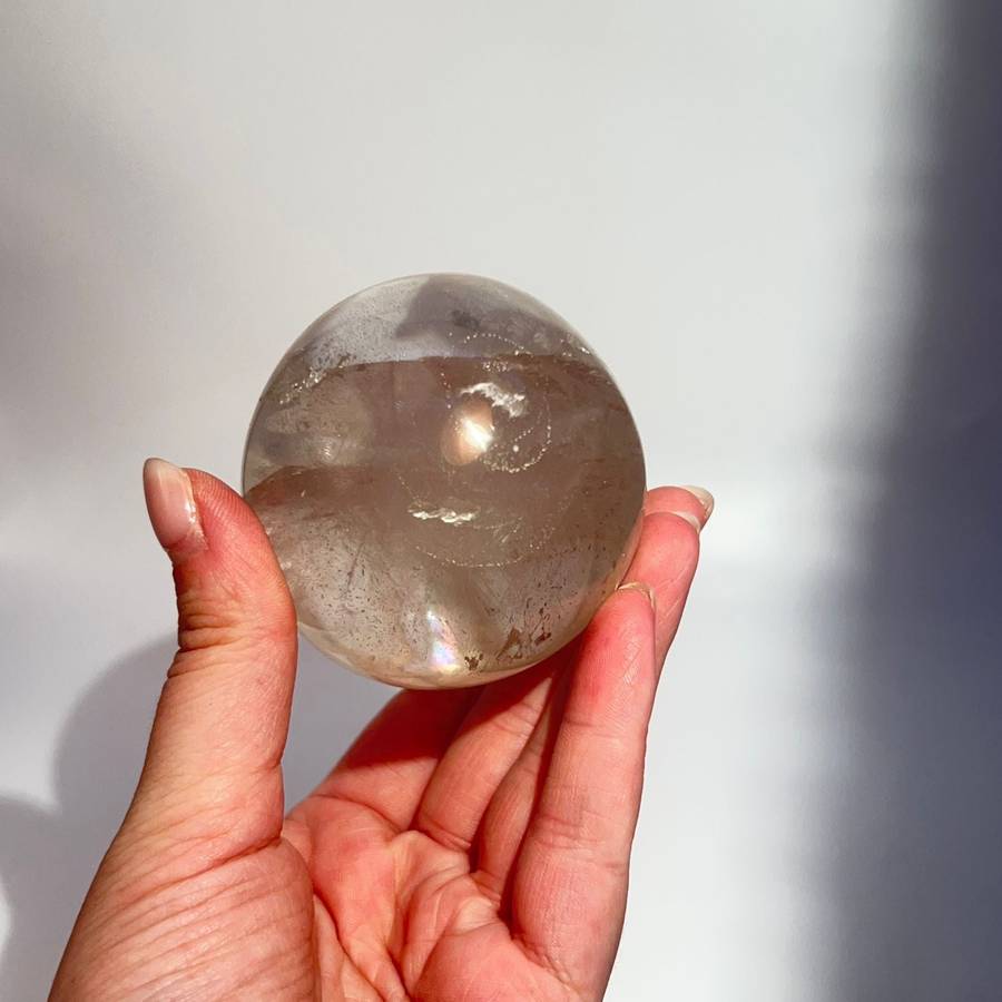 Clear Quartz Crystal Sphere