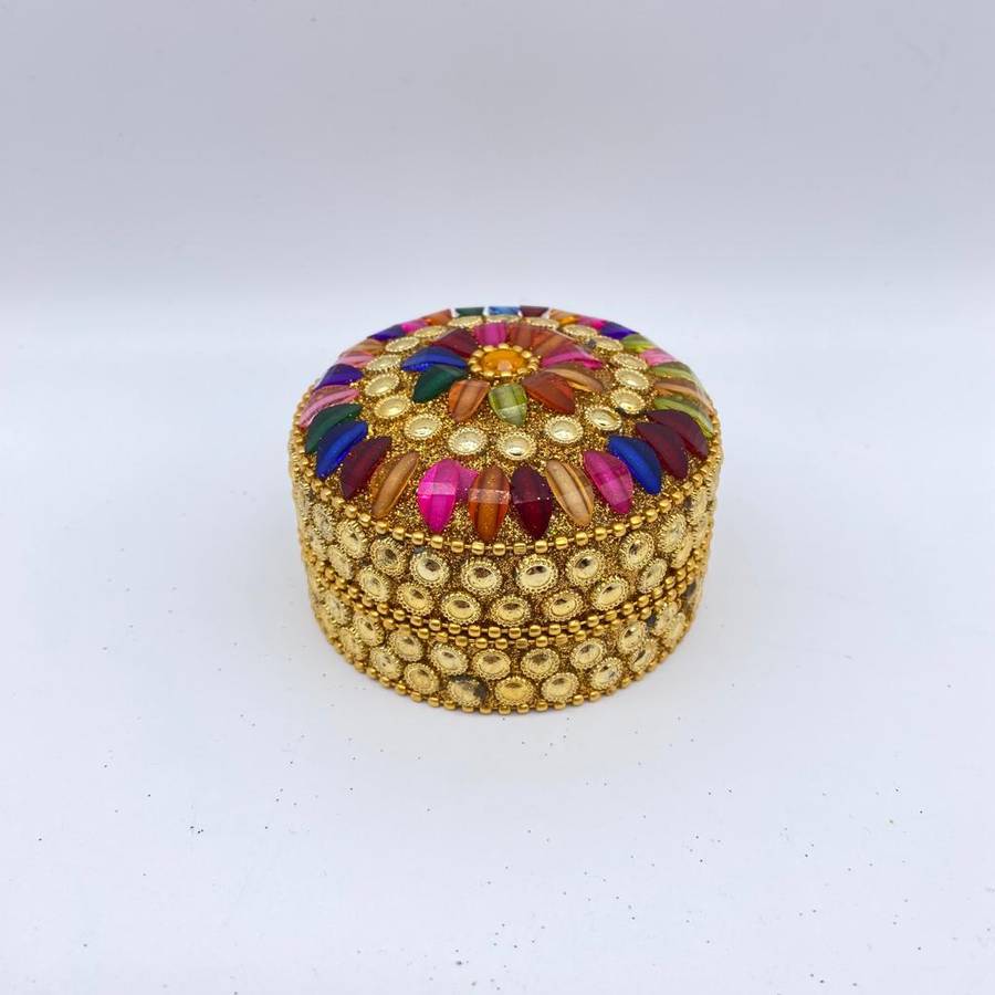 3 in 1 Gold Rainbow Trinket Box
