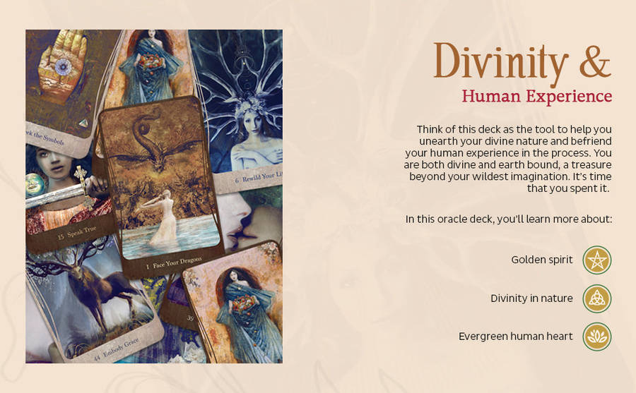 Divine Nature Oracle Deck & Book Set by Angi Sullins