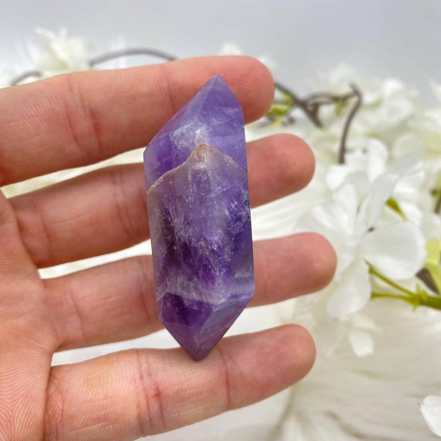Double Terminated Amethyst Point