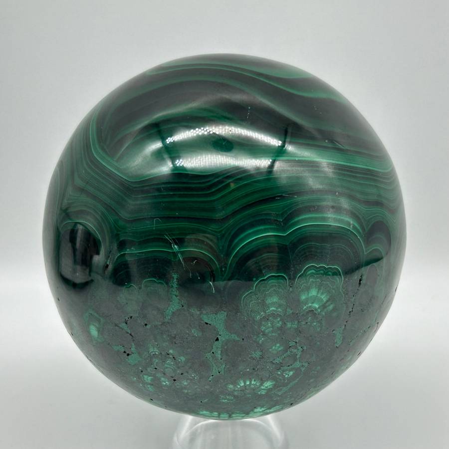 Malachite Crystal Sphere