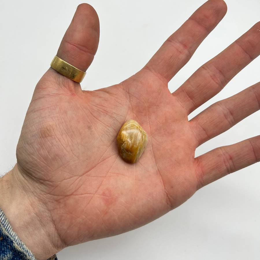 Peach Moonstone Tumbled Crystal