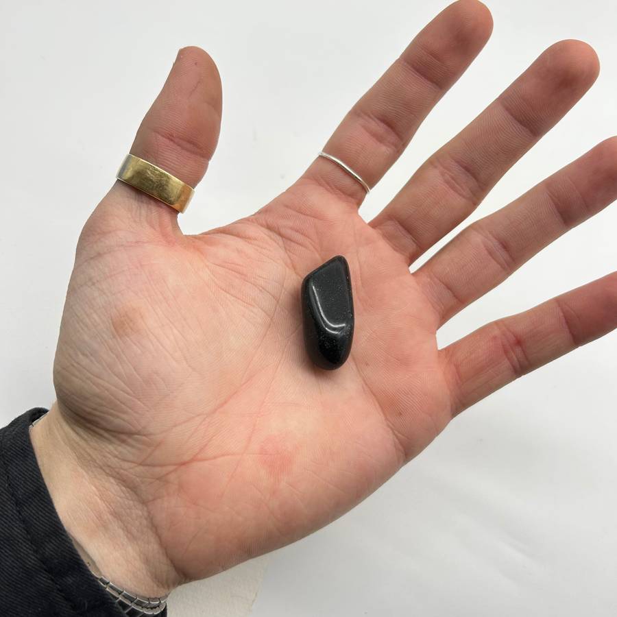 Tumbled Apache Tear Gemstone