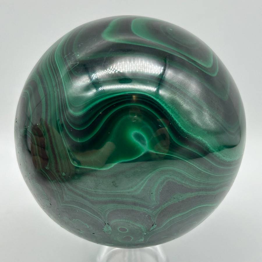 Malachite Crystal Sphere