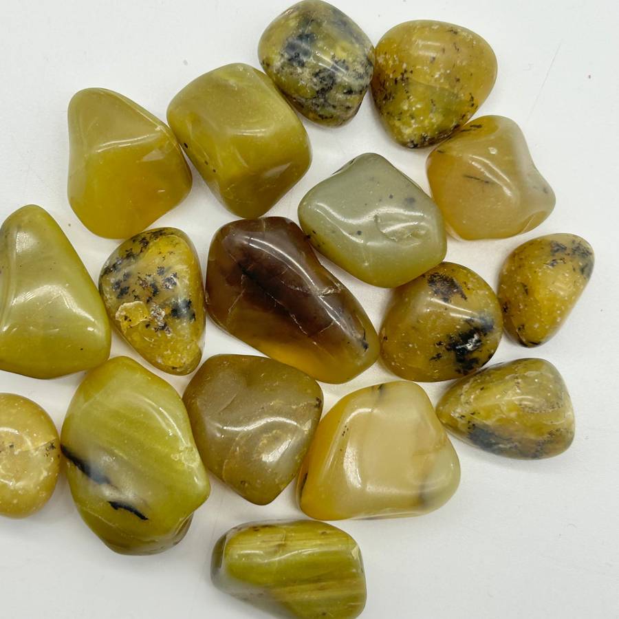 Tumbled Yellow Opal