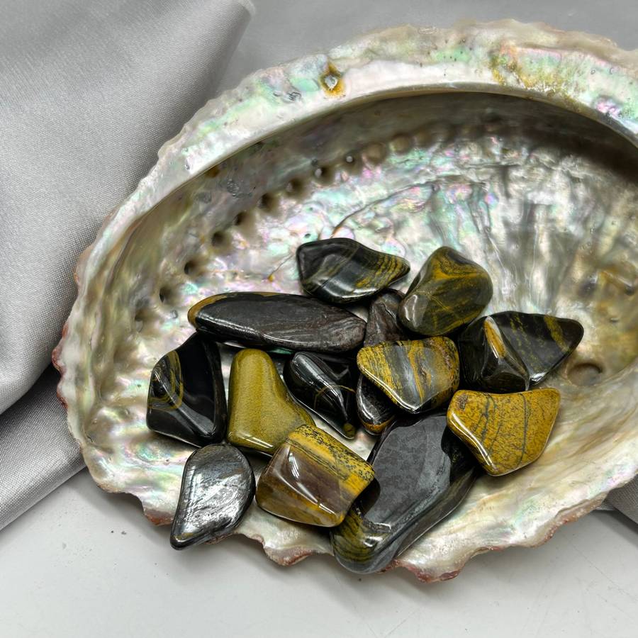 Tumbled Tiger's Iron Stone