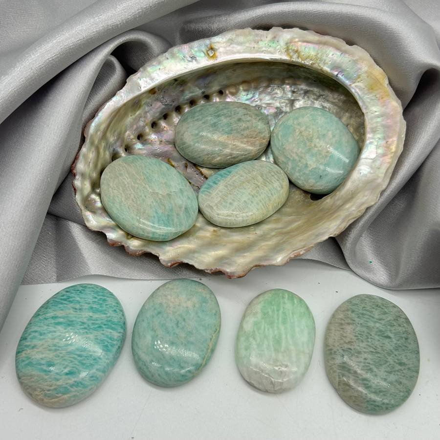 Amazonite Worry Stone