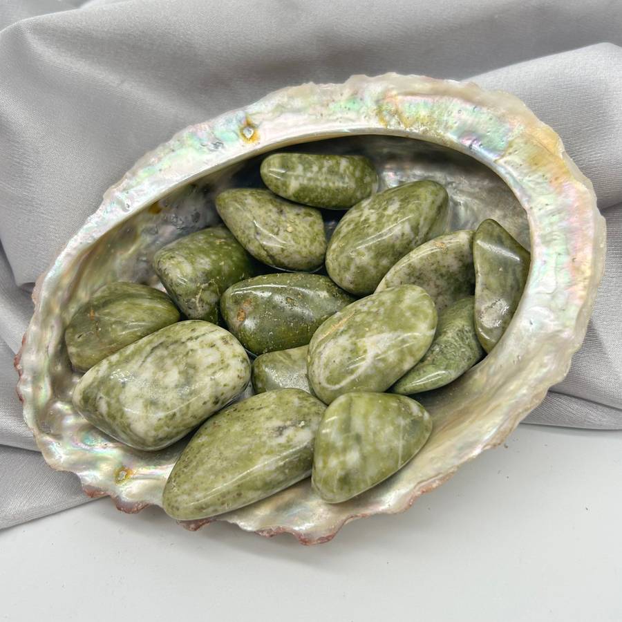 Tumbled Epidote