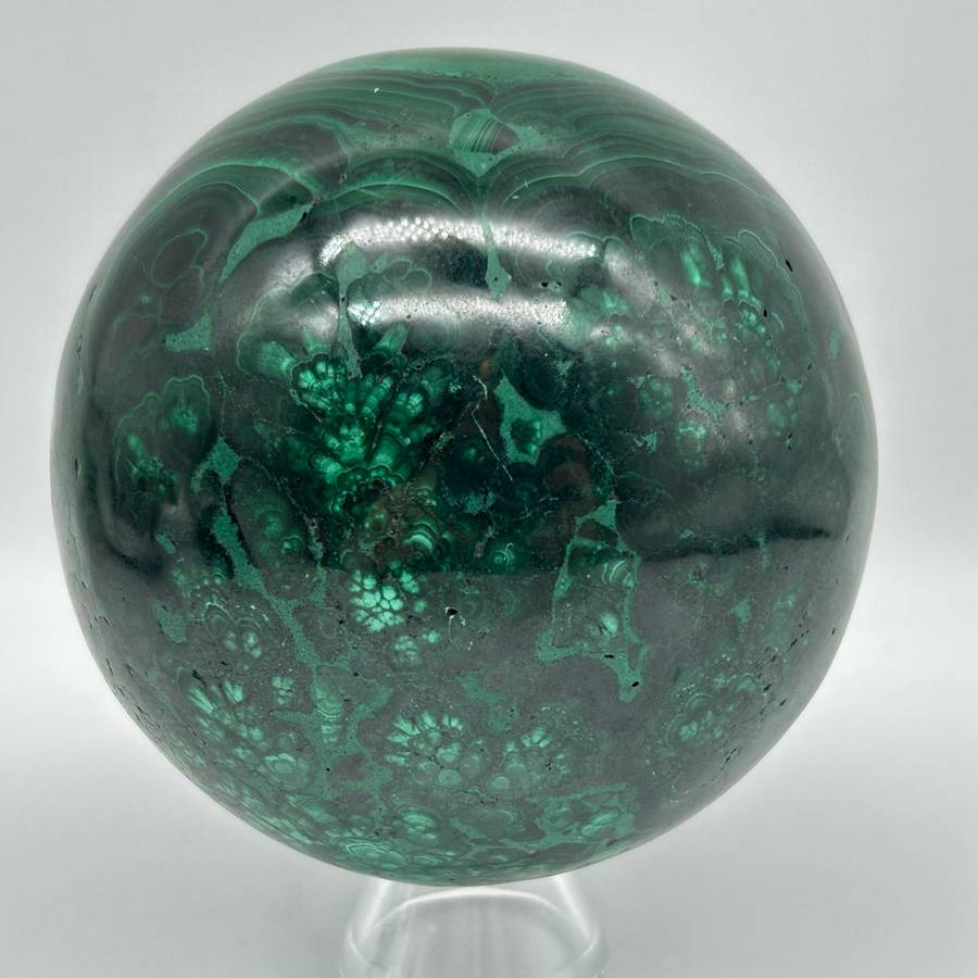 Malachite Crystal Sphere