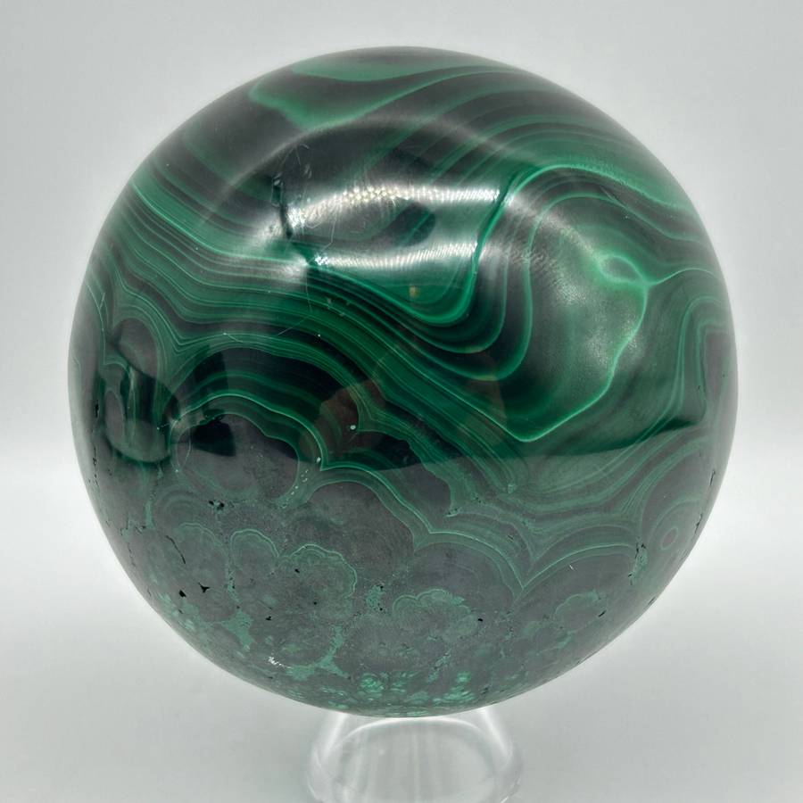 Malachite Crystal Sphere