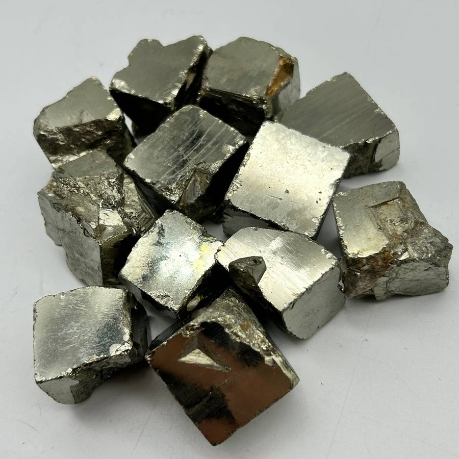 Large Tumbled Pyrite Cubes