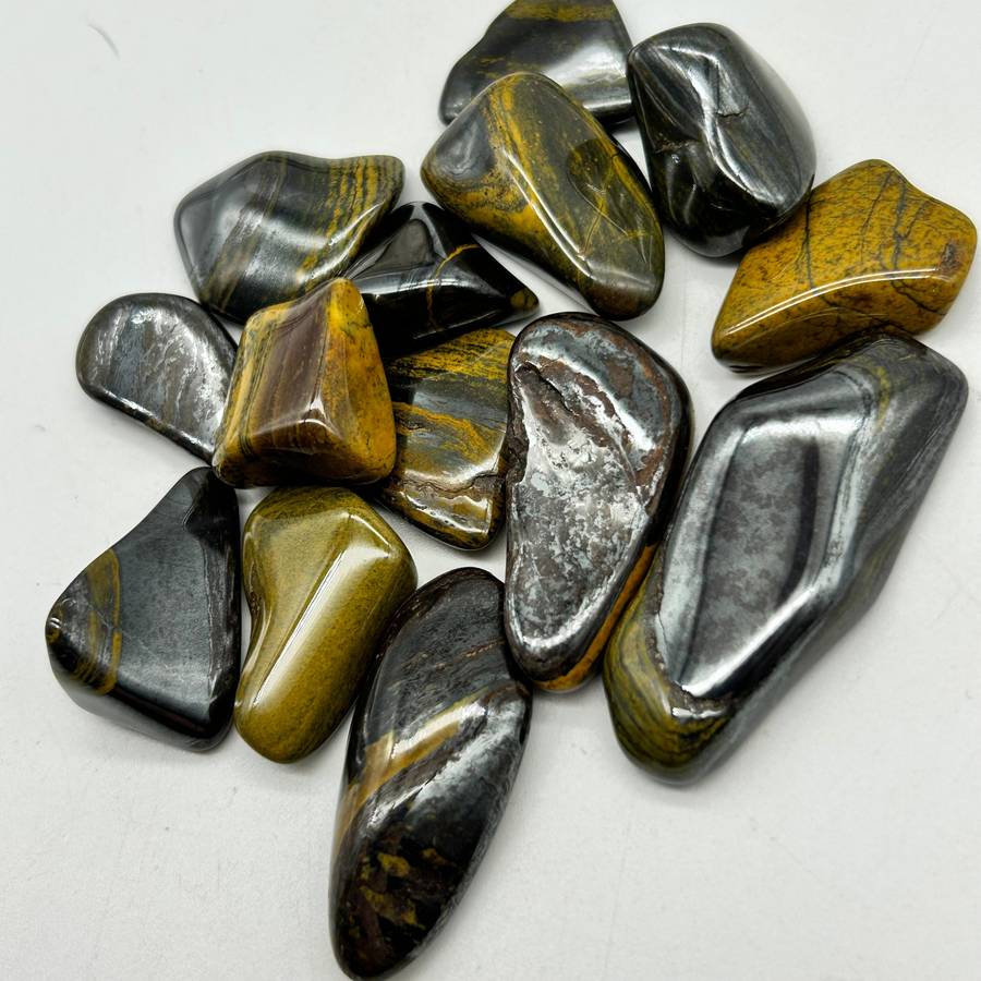 Tumbled Tiger's Iron Stone