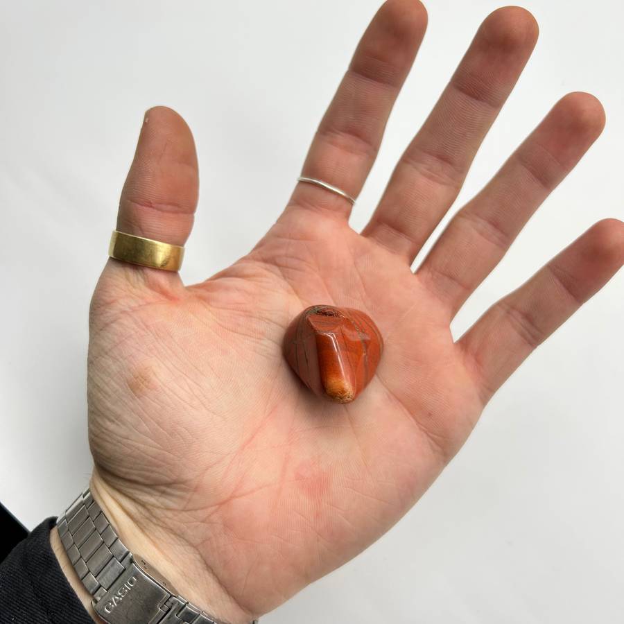 Tumbled Red Jasper for Self Confidence