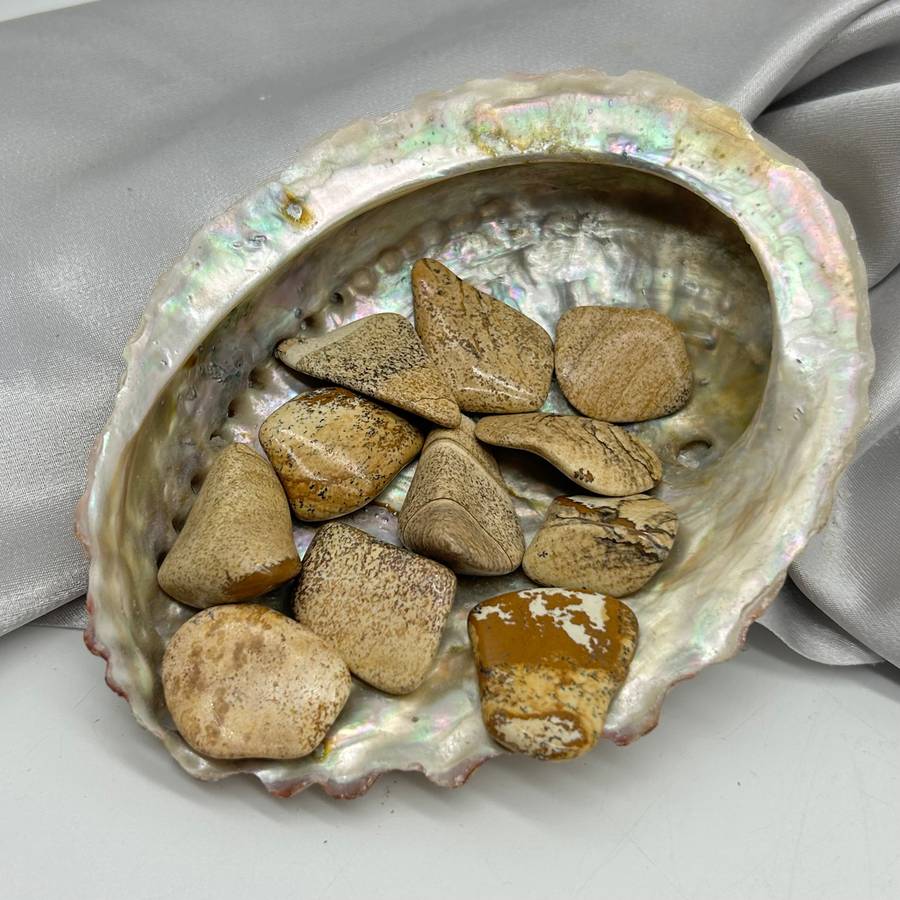 Tumbled Picture Jasper