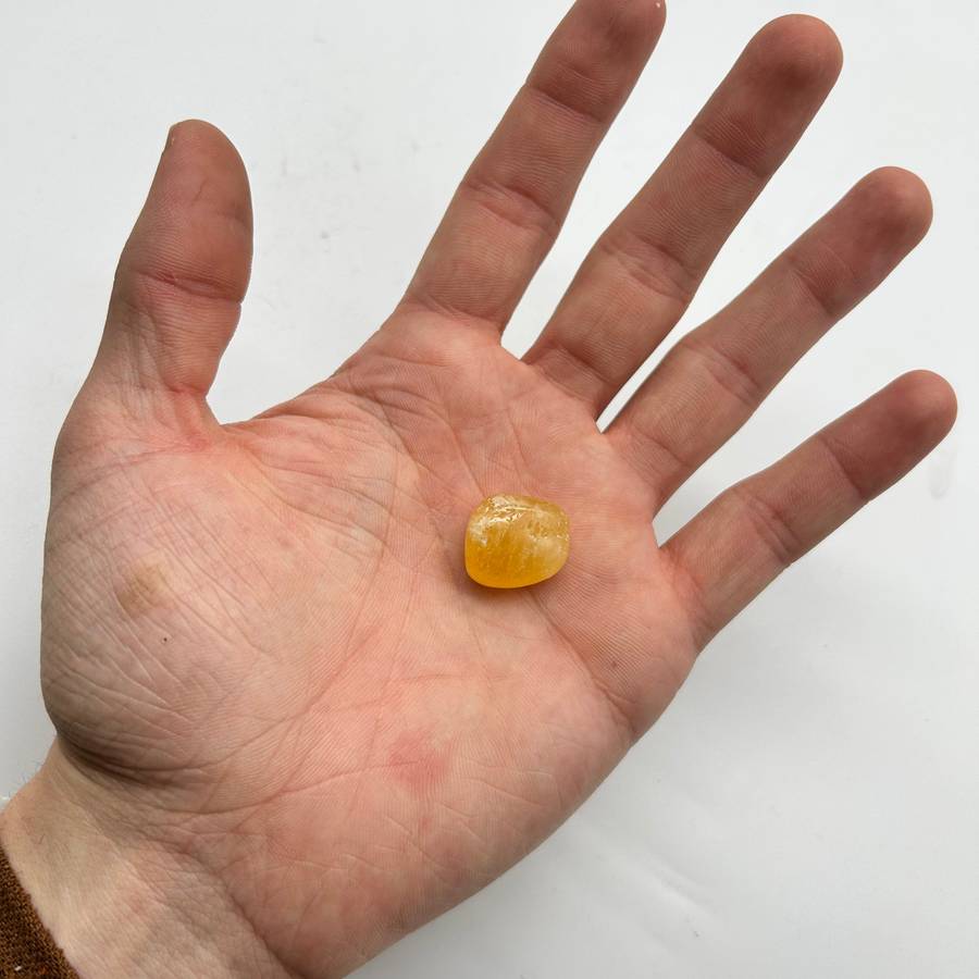 Tumbled Orange Calcite