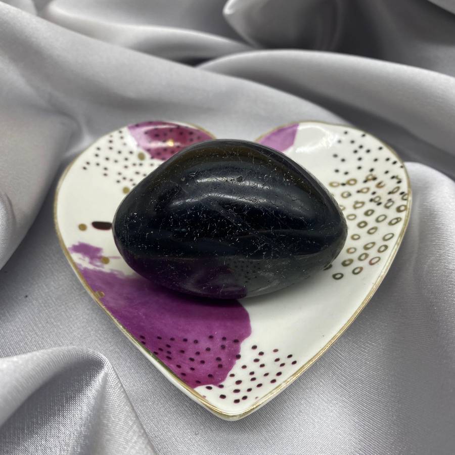 Tumbled Black Tourmaline Palm Piece