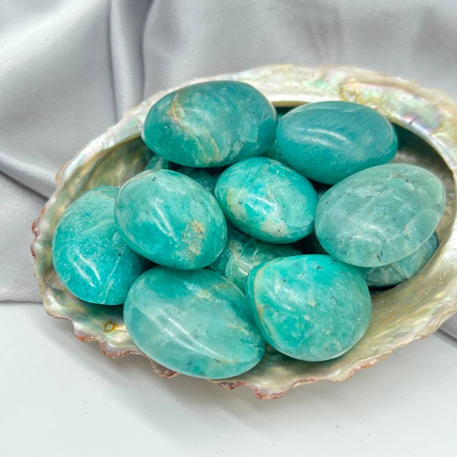 Amazonite Crystal Orbs Large