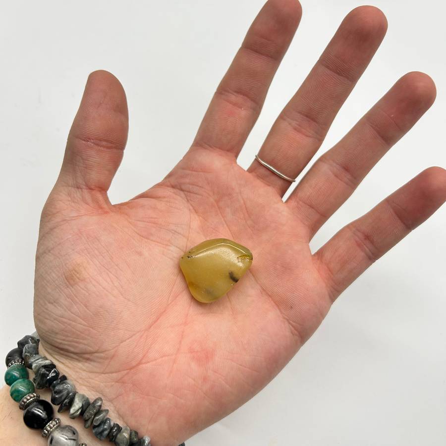 Tumbled Yellow Opal