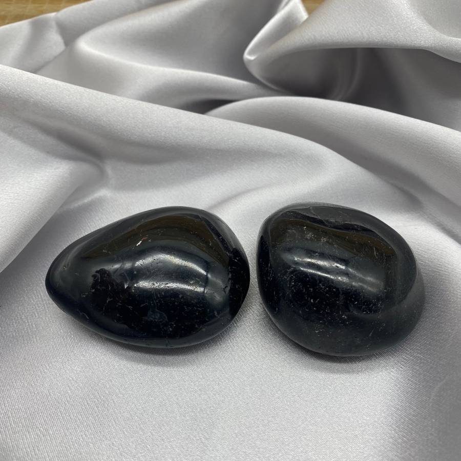 Tumbled Black Tourmaline Palm Piece