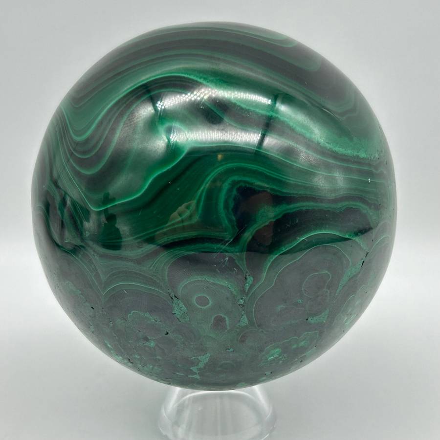 Malachite Crystal Sphere