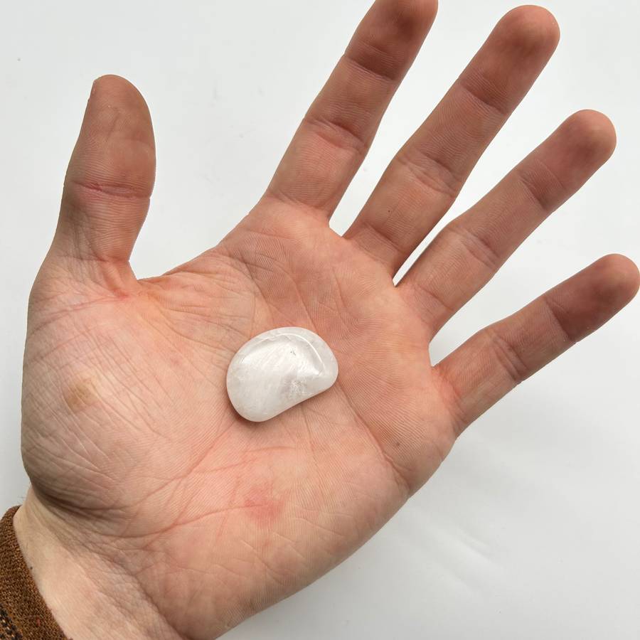 Tumbled Snow Quartz