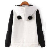 Women's Cute White Character Hoodie - M