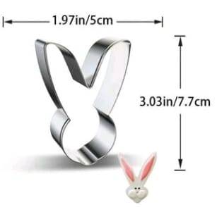Metal Cookie Cutter Bunny