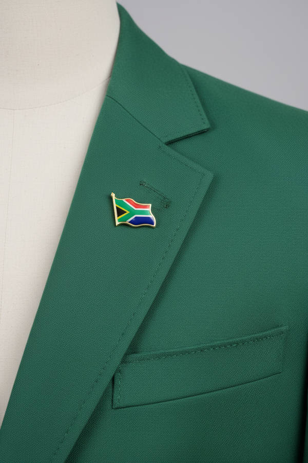 SA Flag Badge Pin