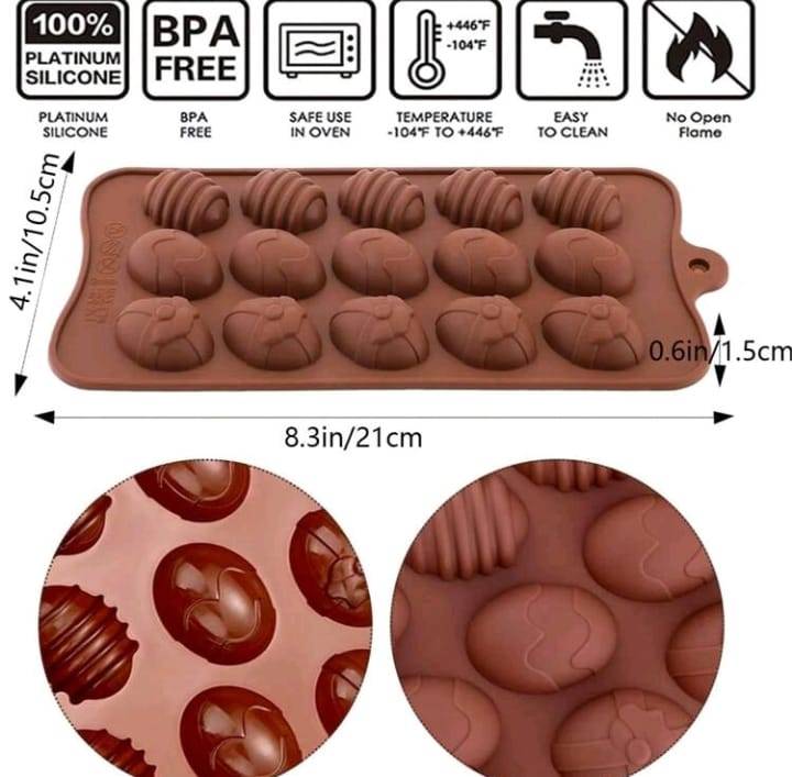 Nr139 Silicone Mould Chocolate Easter Egg