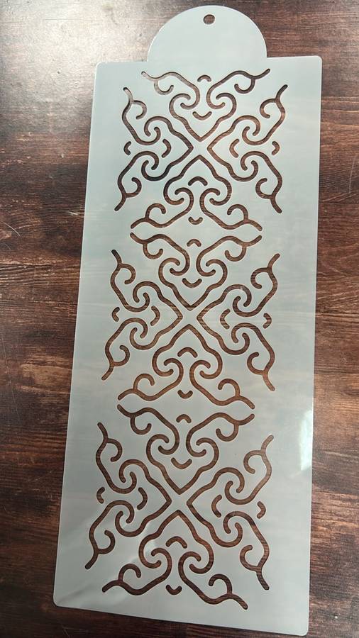 Flower Cake Decorating Stencil