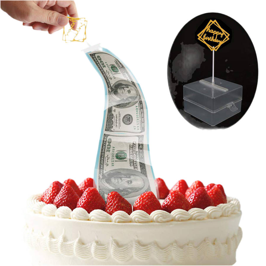 Surprise Cake Pulling Money Box