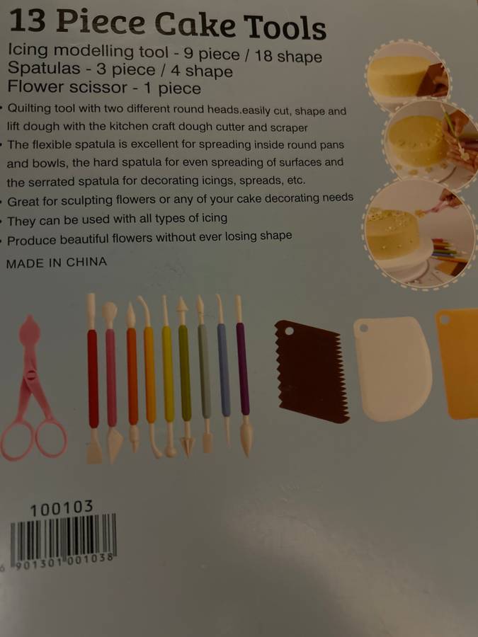 13 Piece Vocen Cake Tools