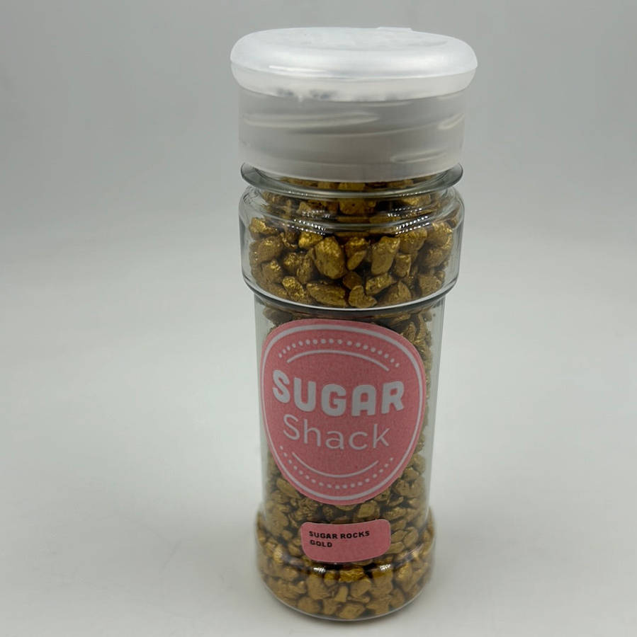 Sugar Shack Sugar Rock Crystal Metalic Gold 100g