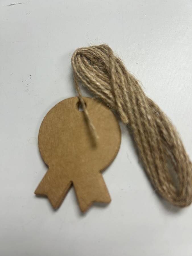 8pc Brown Gift Tag