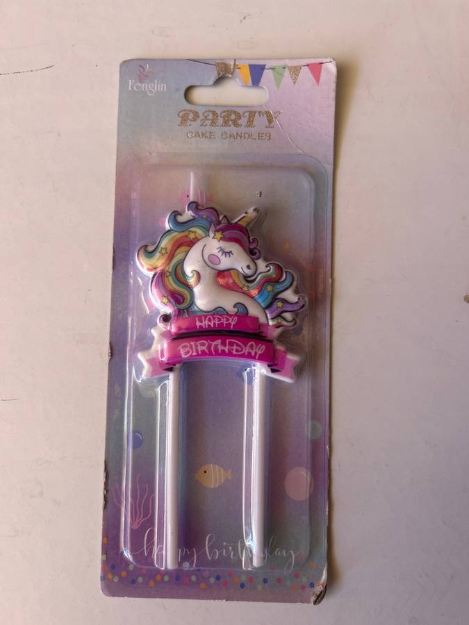 Birthday Candle Unicorn