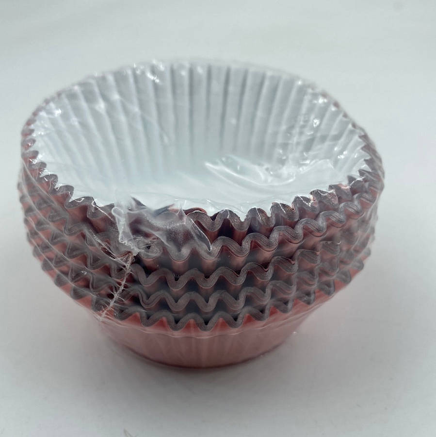 Rose Gold Metalic Cupcake Wrapper 100pc