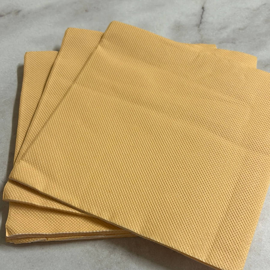 Party Serviettes Peach
