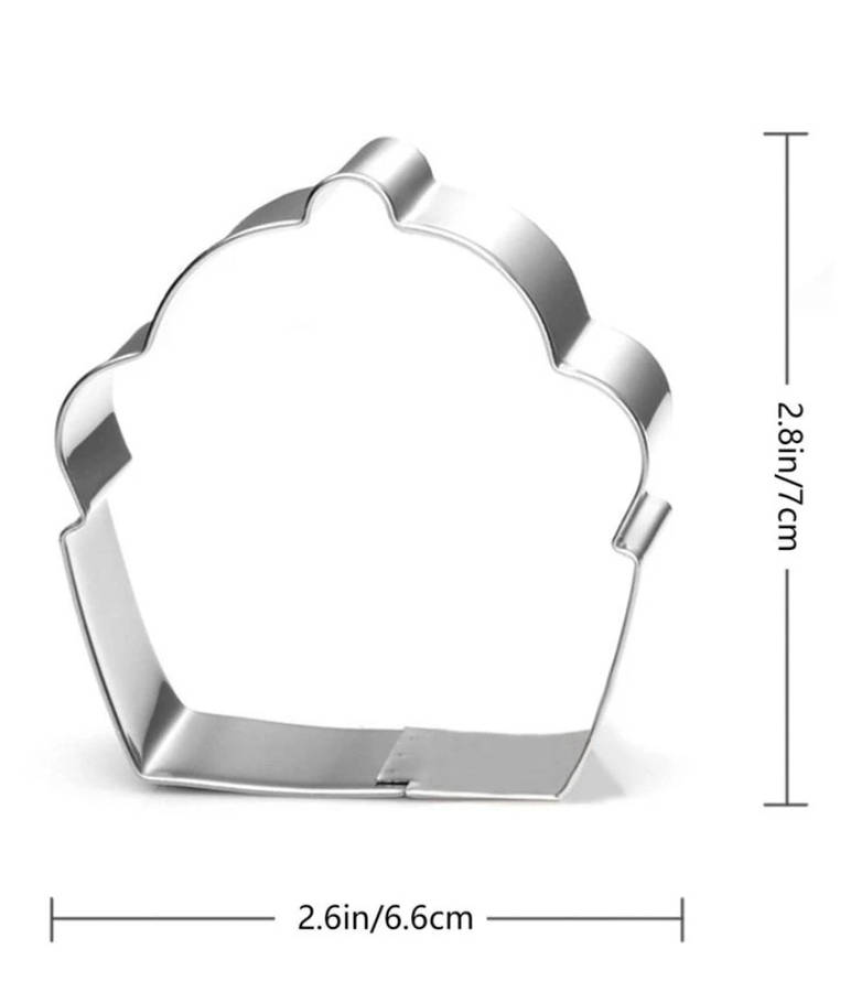 Metal Cookie Cutters Cupcake