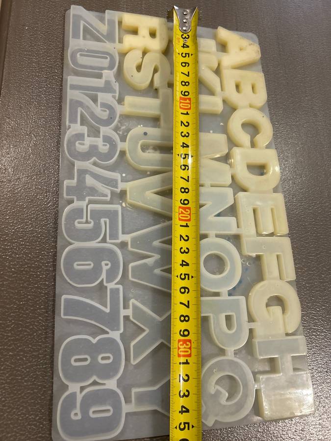 PRE LOVED Silicone Mould Resin