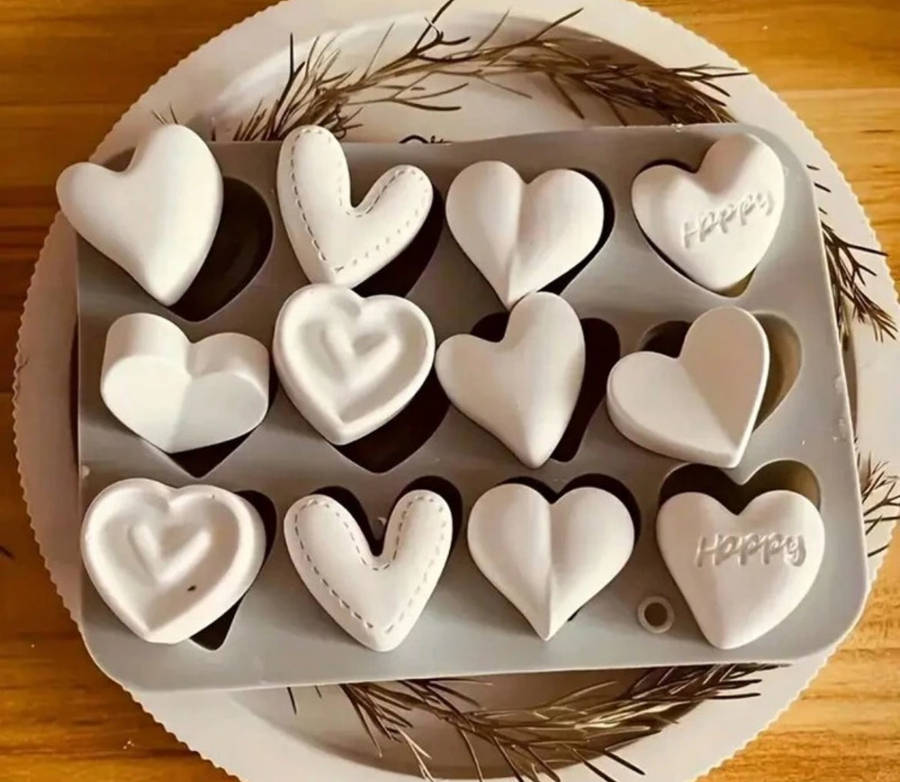 Silicone Mould Chocolate Soap Heart